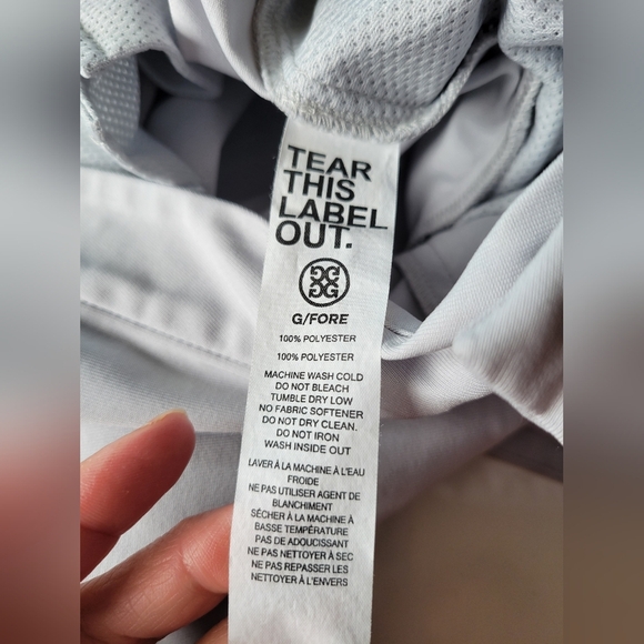 G/FORE Light Gray Athletic Shorts - Picture 6 of 10